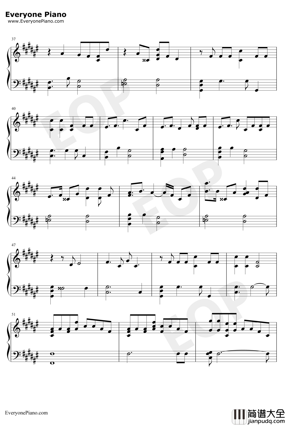 YES_or_YES钢琴谱_TWICE