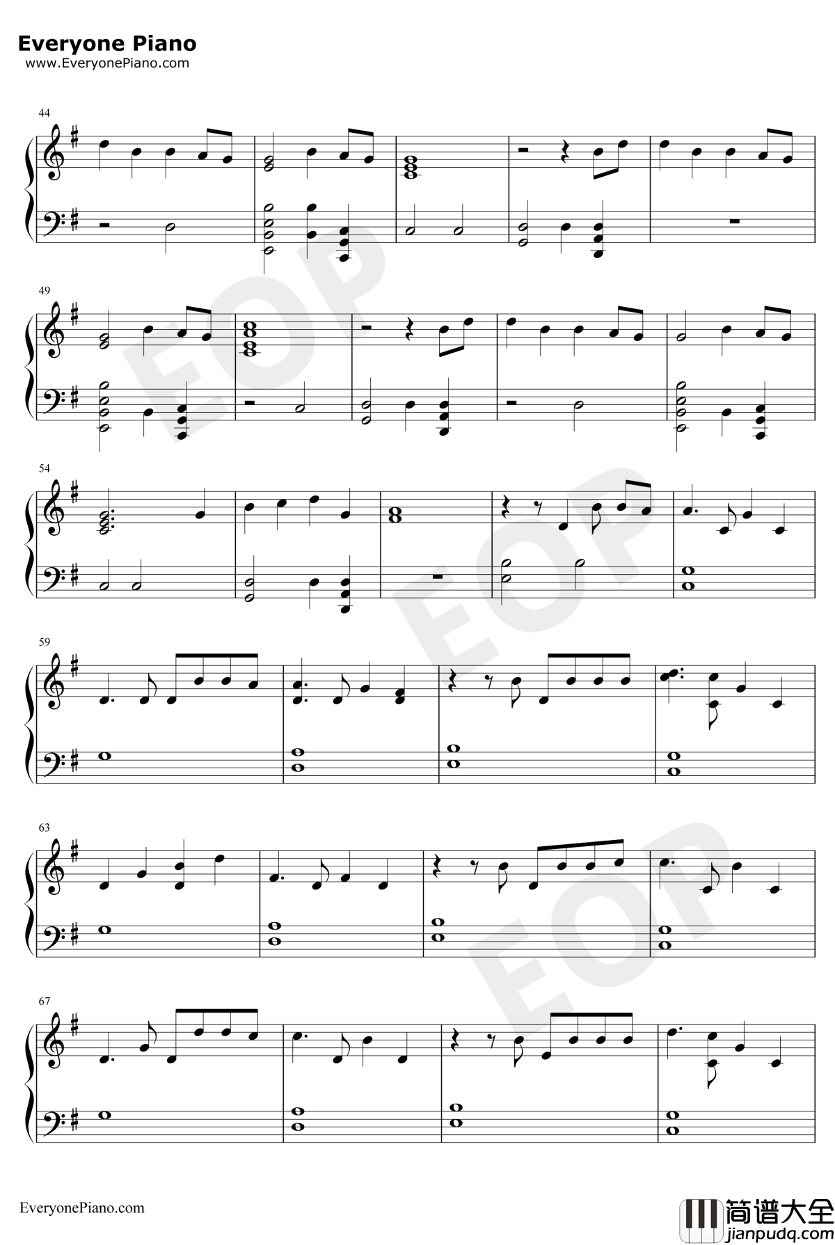 Waste_It_On_Me钢琴谱_SteveAokiBTS_SteveAokiftBTS