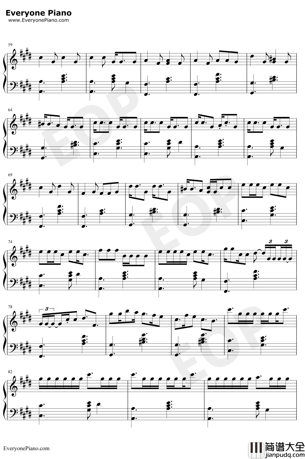 7_Rings钢琴谱_ArianaGrande