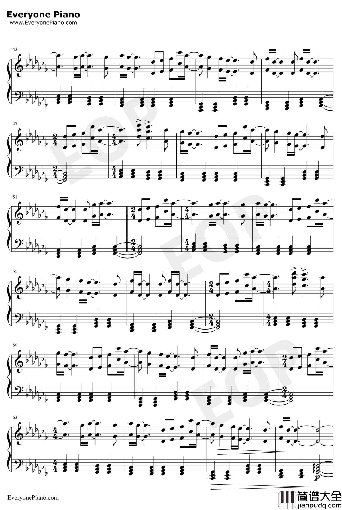 Life_Eternal钢琴谱_Ghost