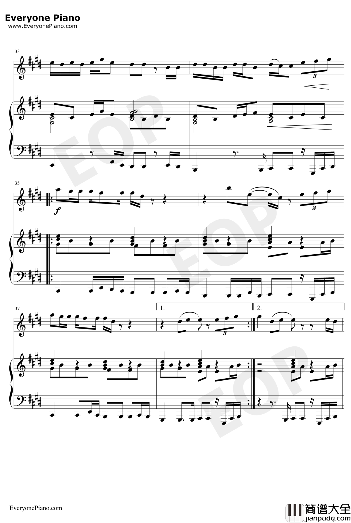 Let_Me_Down_Slowly钢琴谱_Alec_Benjamin