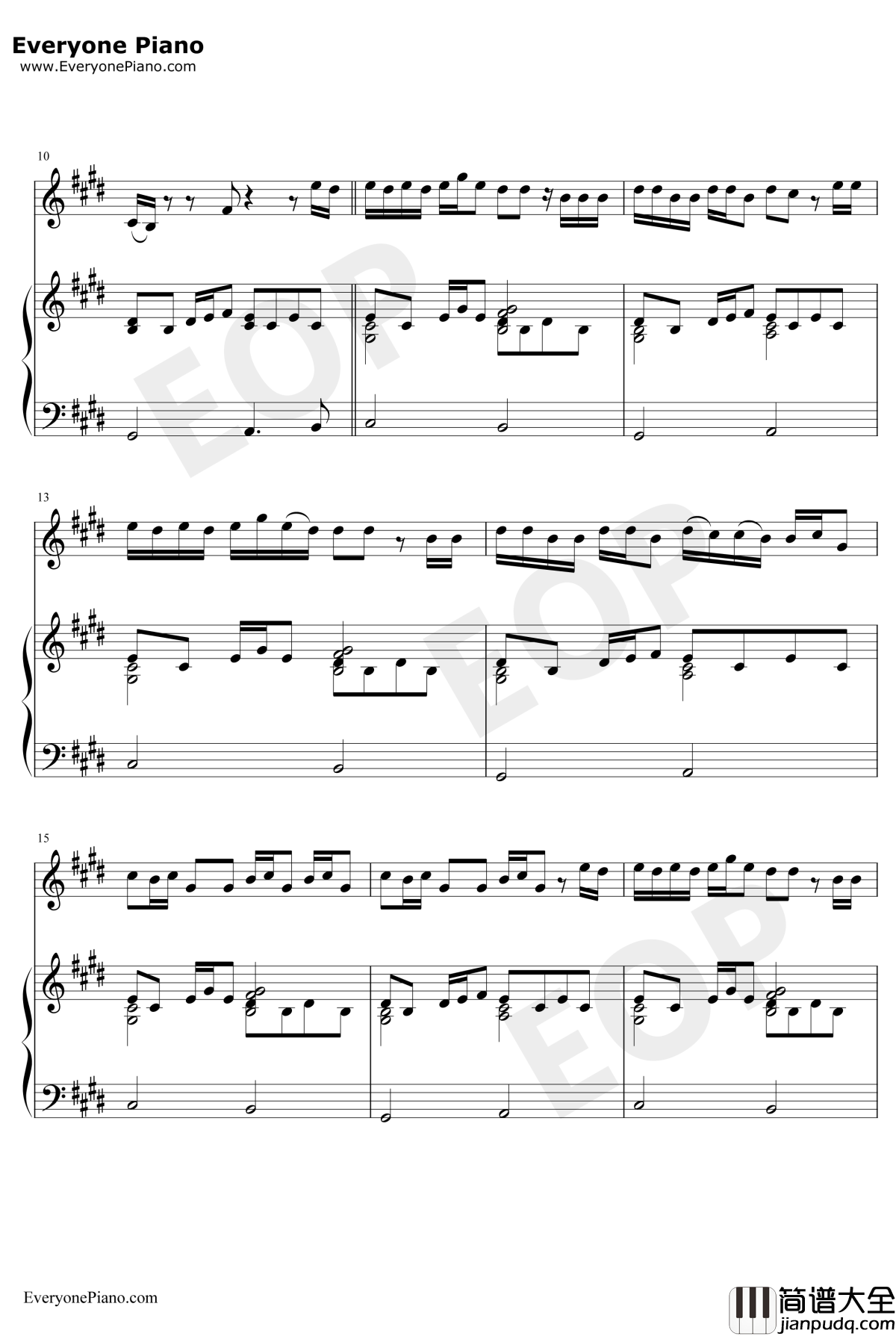 Let_Me_Down_Slowly钢琴谱_Alec_Benjamin