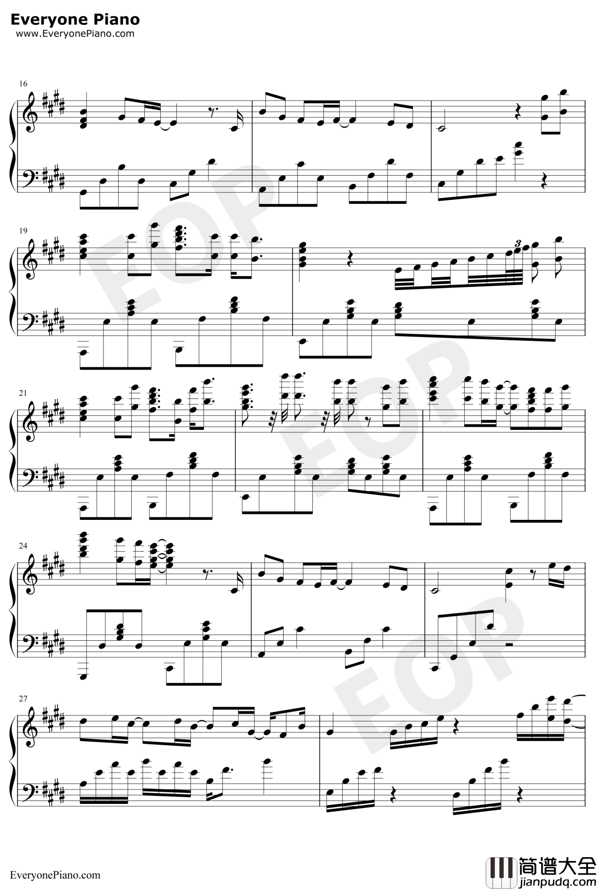 乌兰巴托的夜钢琴谱_谭维维_我是歌手谭维维柔情唱诵父爱