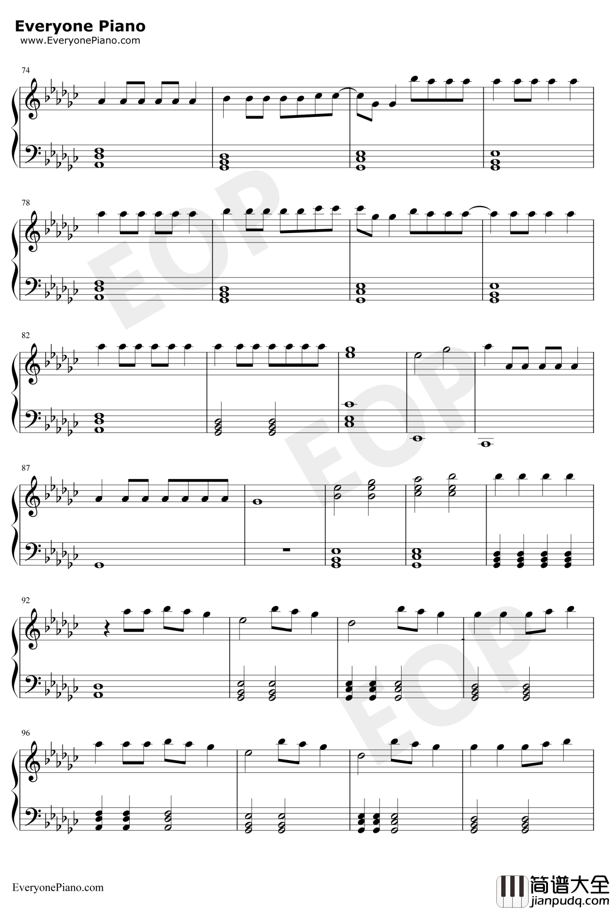 I_Said_Hi钢琴谱_Amy_Shark