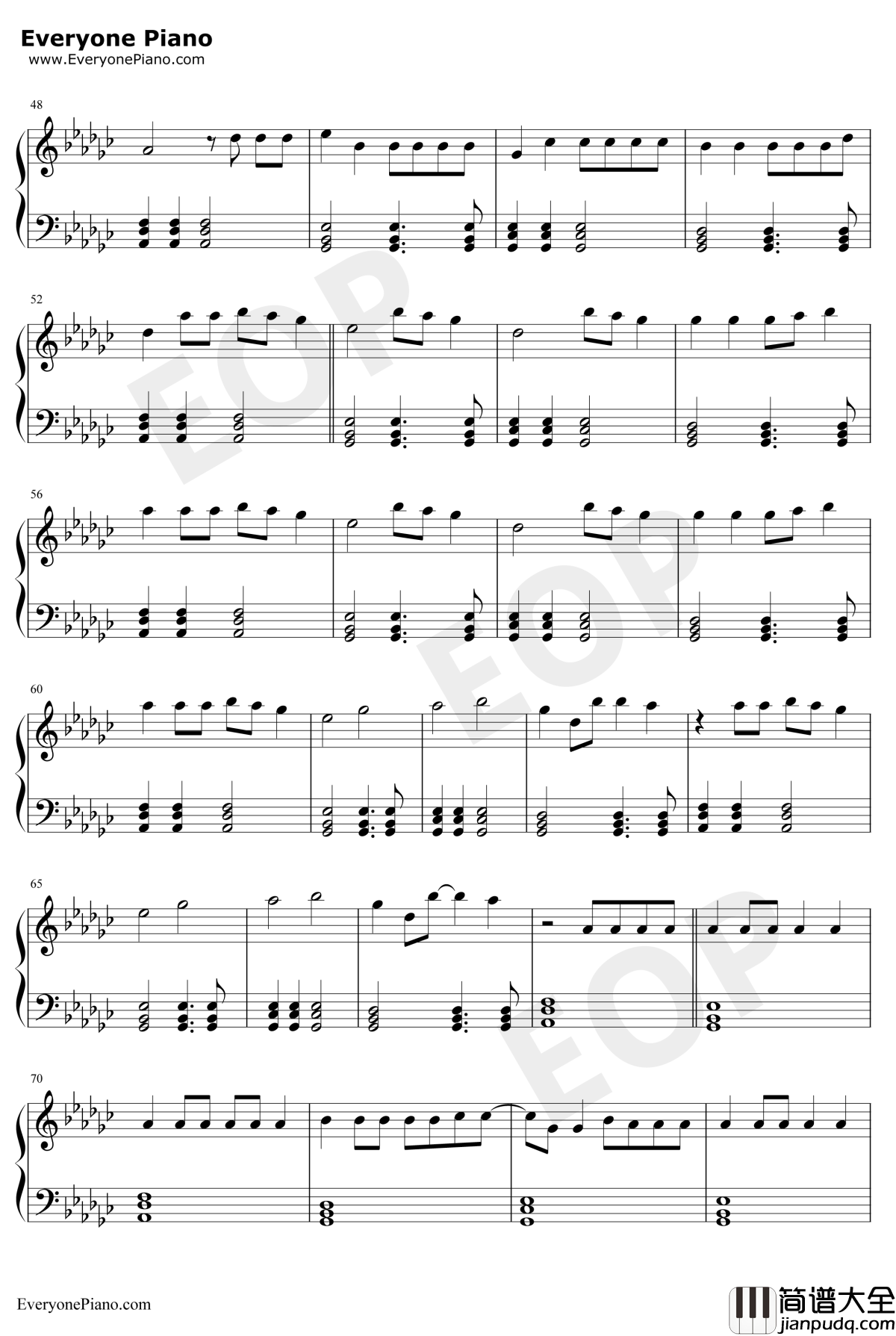 I_Said_Hi钢琴谱_Amy_Shark