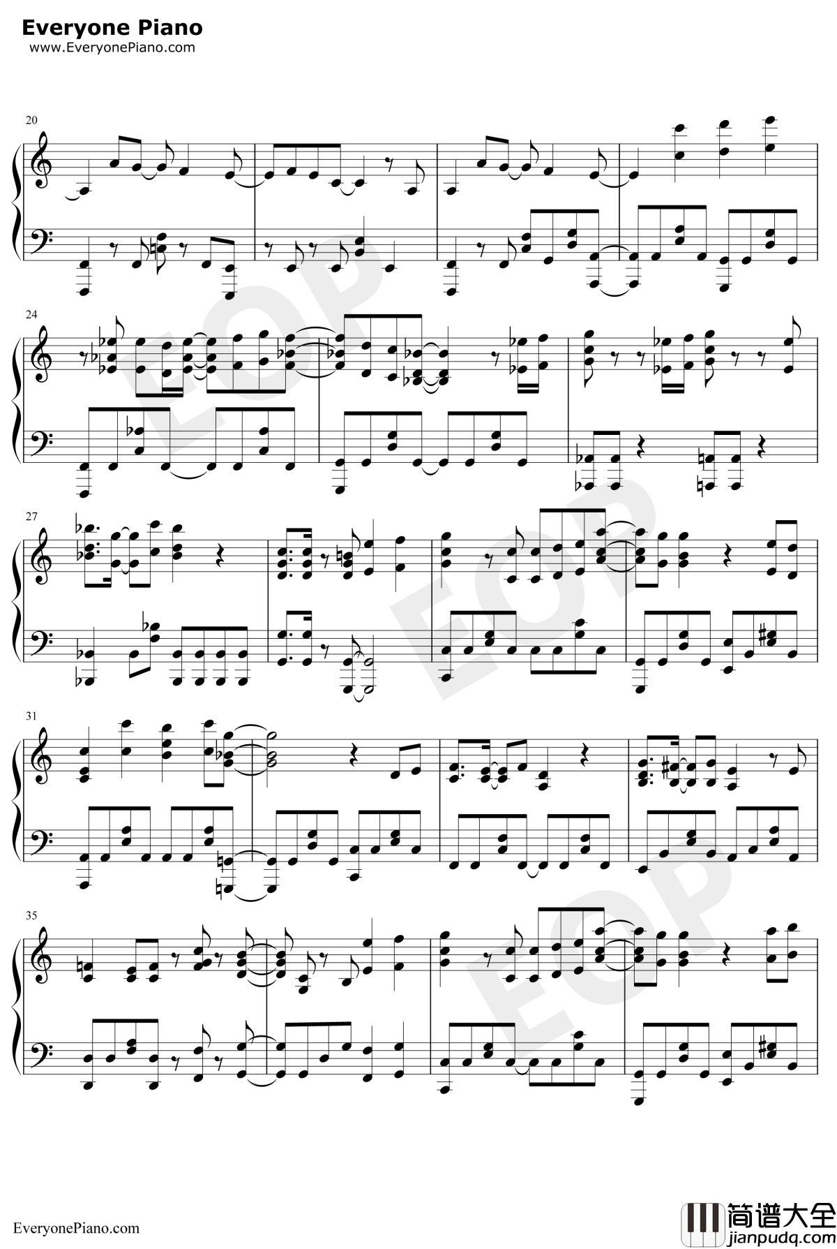 いつか世界が変わるまで钢琴谱_饭田里穗_寄宿学校的朱丽叶ED