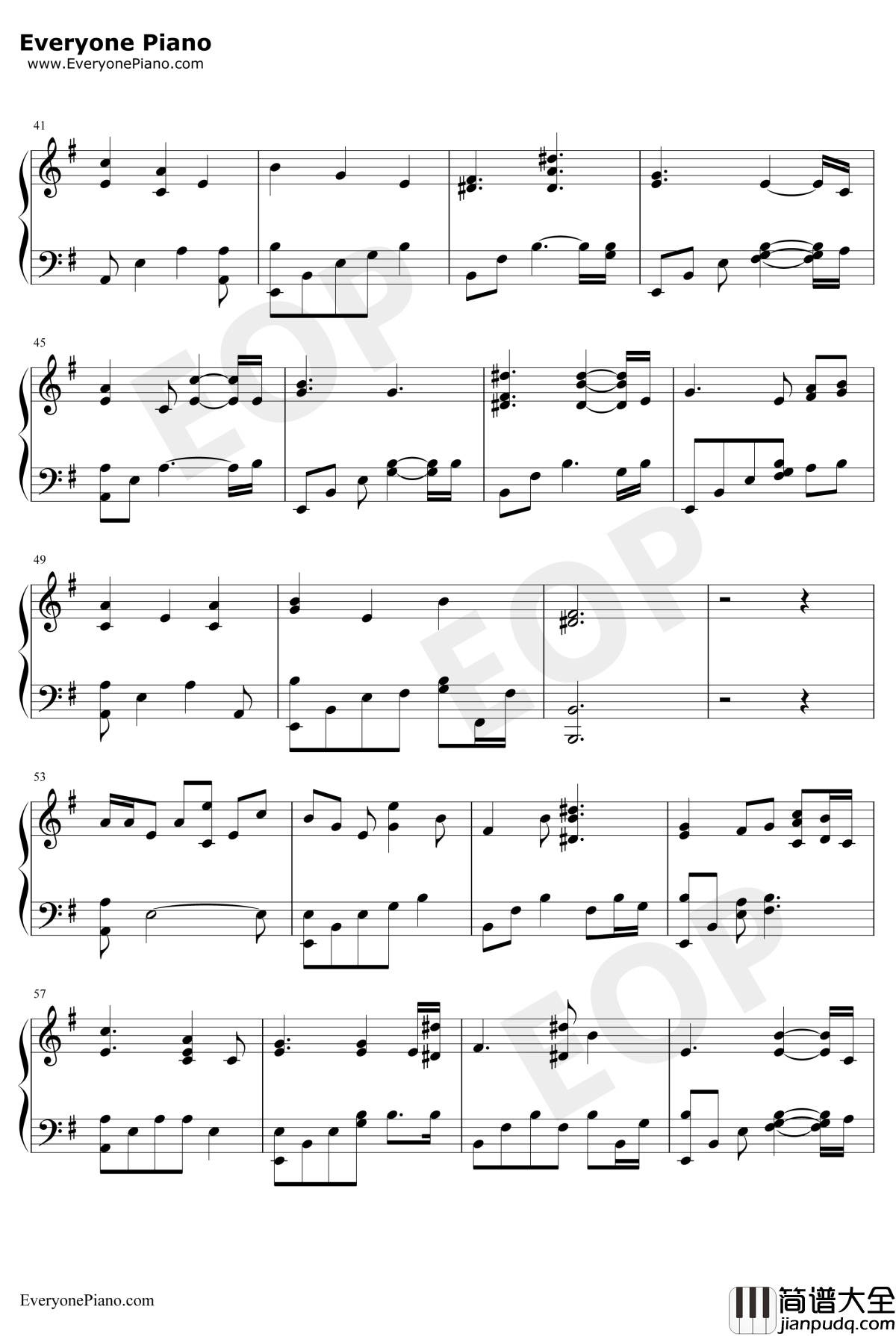 Expectations钢琴谱_Lauren_Jauregui