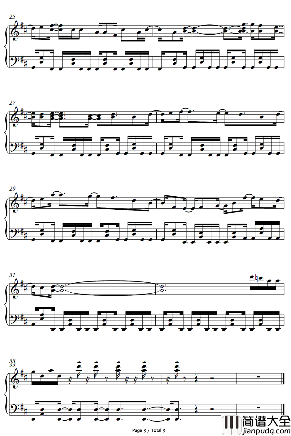 Breakthrough钢琴谱_GOING_UNDER_GROUND_妖精的尾巴OP13