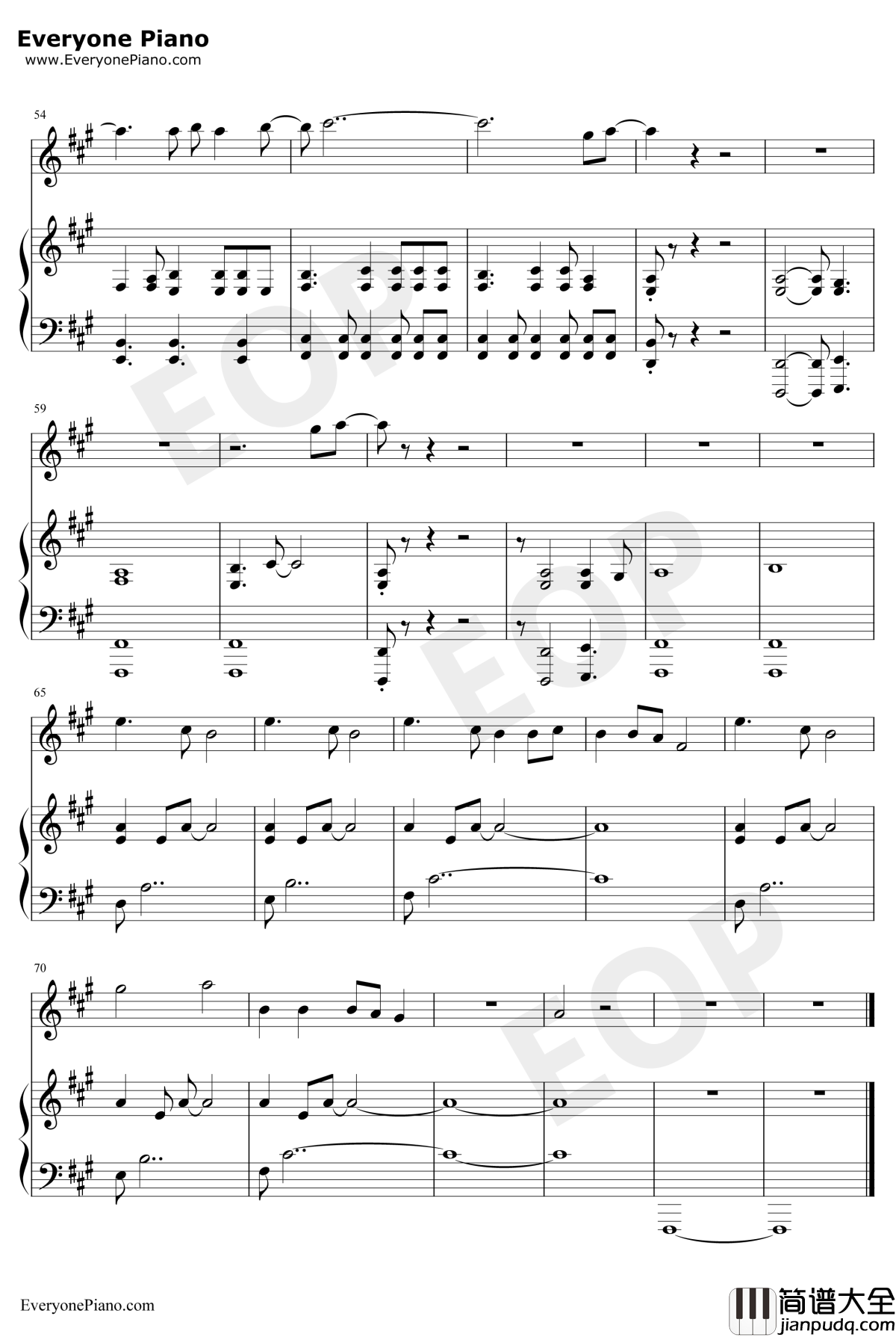 鞋儿破帽儿破钢琴谱_华晨宇_音乐鬼才华晨宇致敬经典济公主题曲