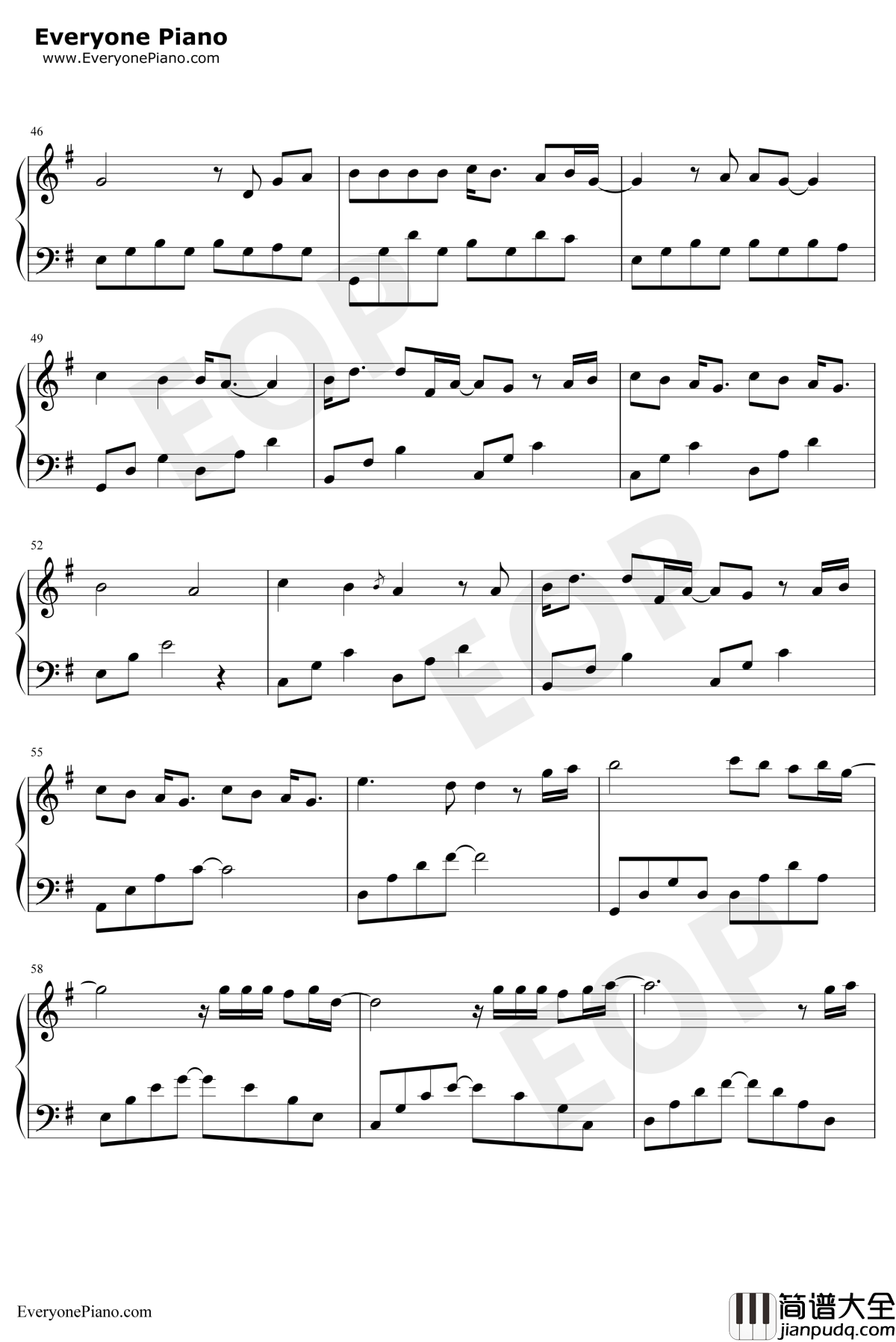 骄傲的少年钢琴谱_南征北战_那年那兔那些事儿第二季片尾曲_正能量神曲