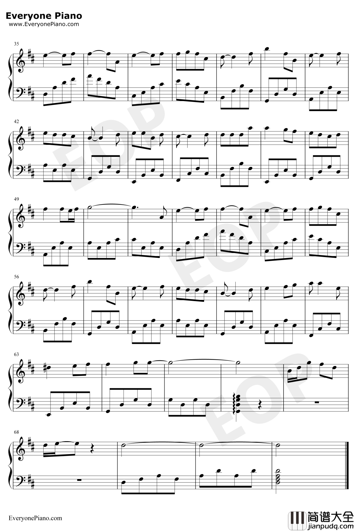 仿佛回到少女时代钢琴谱_ZARD_简单版_少女の顷に戻ったみたいに