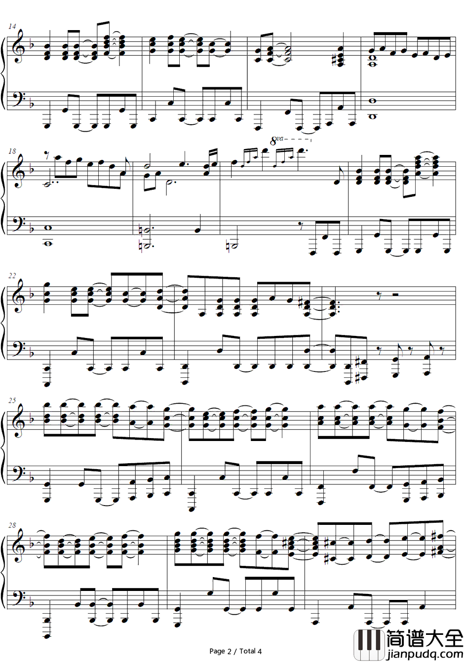 ごめんねいいコじゃいられ钢琴谱_泽井美空_斩服少女ED1