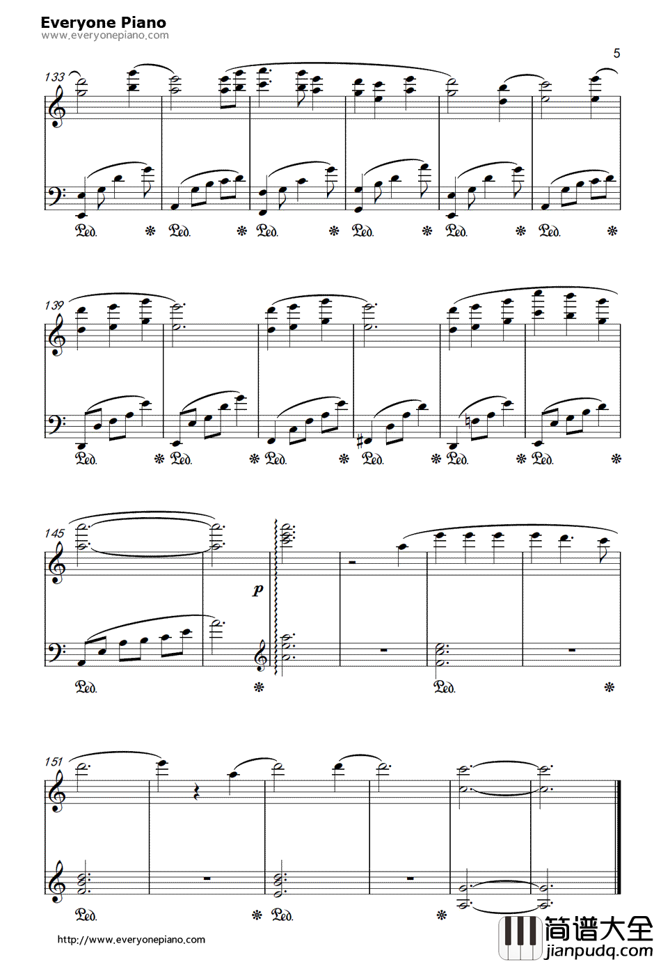 锦鲤抄钢琴版钢琴谱_云の泣银临