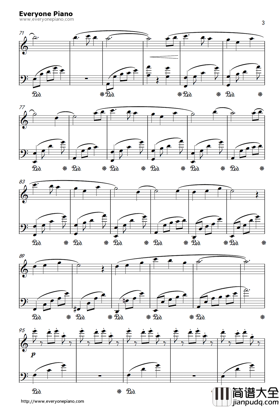 锦鲤抄钢琴版钢琴谱_云の泣银临