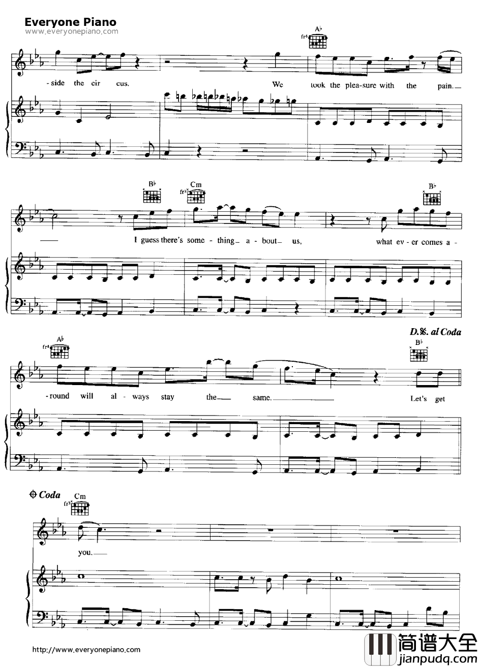 Everybody钢琴谱_Backstreet_Boys后街男孩