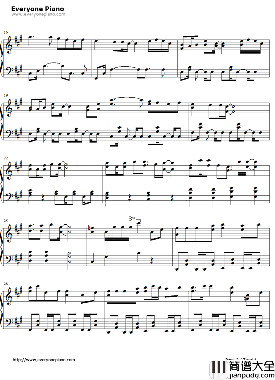 桜音钢琴谱_ピコ_よりぬき银魂さんED4