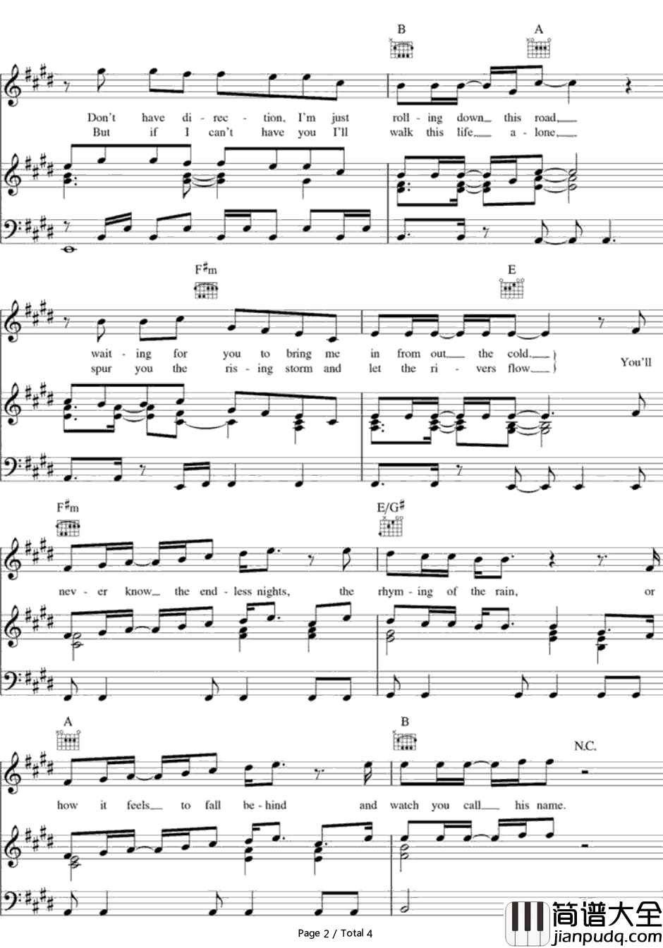 Leave_Your_Lover钢琴谱_Sam_Smith