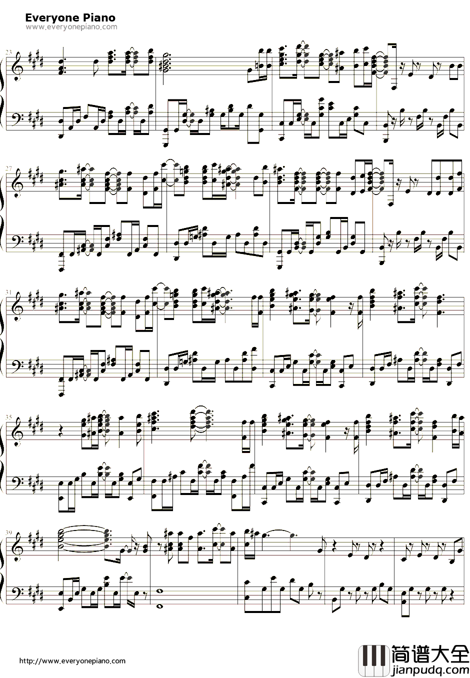 刻司ル十二ノ盟约钢琴谱_ファンタズム(FES:cv.榊原ゆい)_命运石之门ED