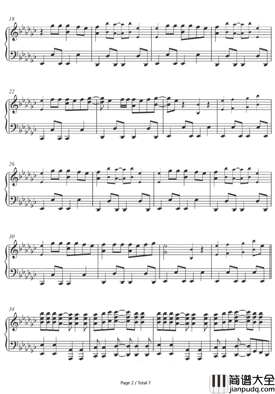 S&M钢琴谱_Rihanna