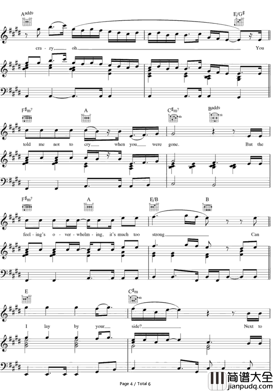 Lay_Me_Down钢琴谱_Sam_Smith