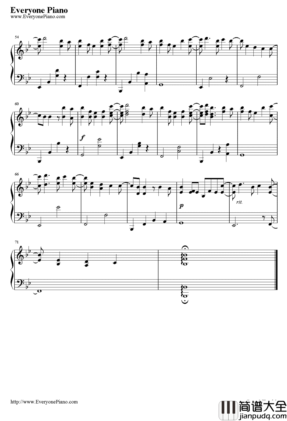 一番の宝物钢琴谱_麻枝准_My_Most_Precious_Treasure