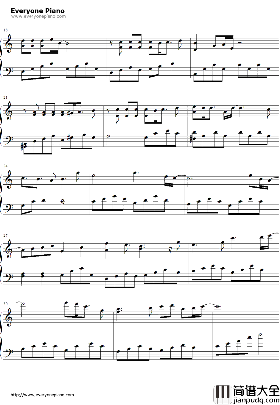 はじまりの呗钢琴谱_ALcot_实妹相伴的大泉君OST