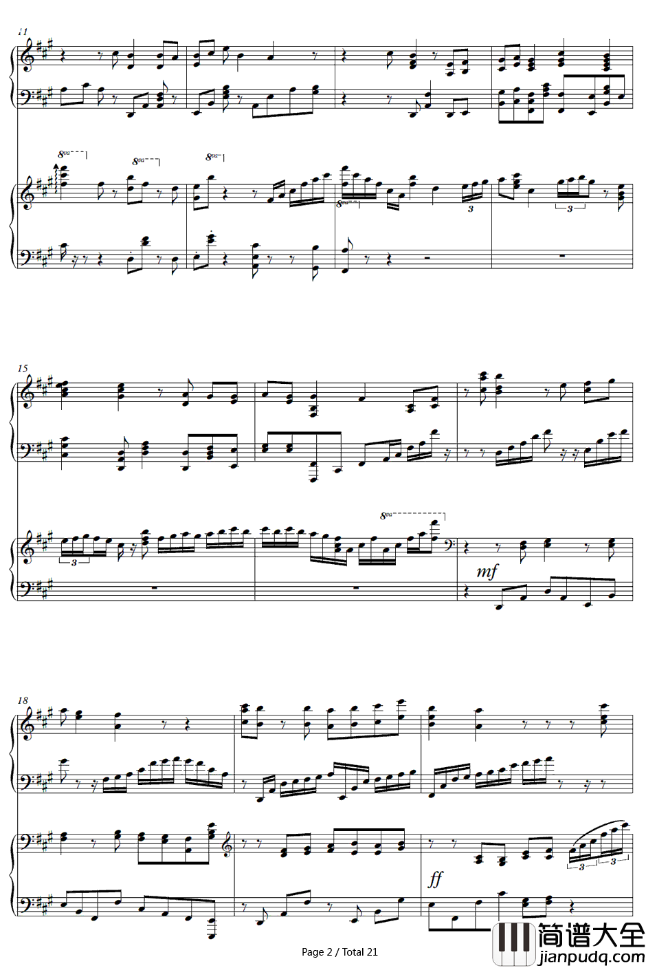 Lightning钢琴谱_TERRASPEX_火星异种ED