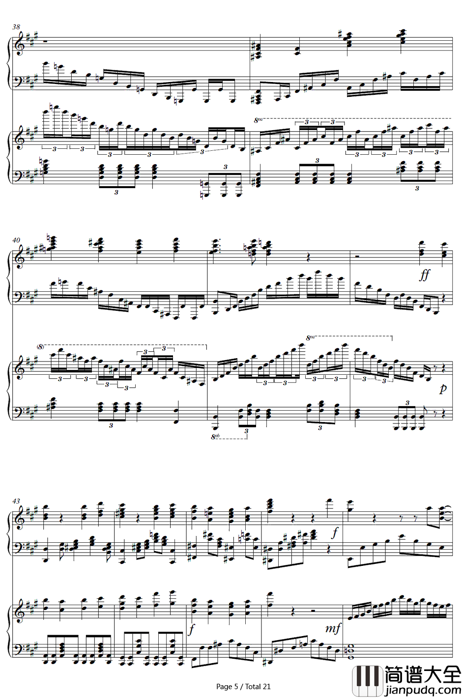 Lightning钢琴谱_TERRASPEX_火星异种ED