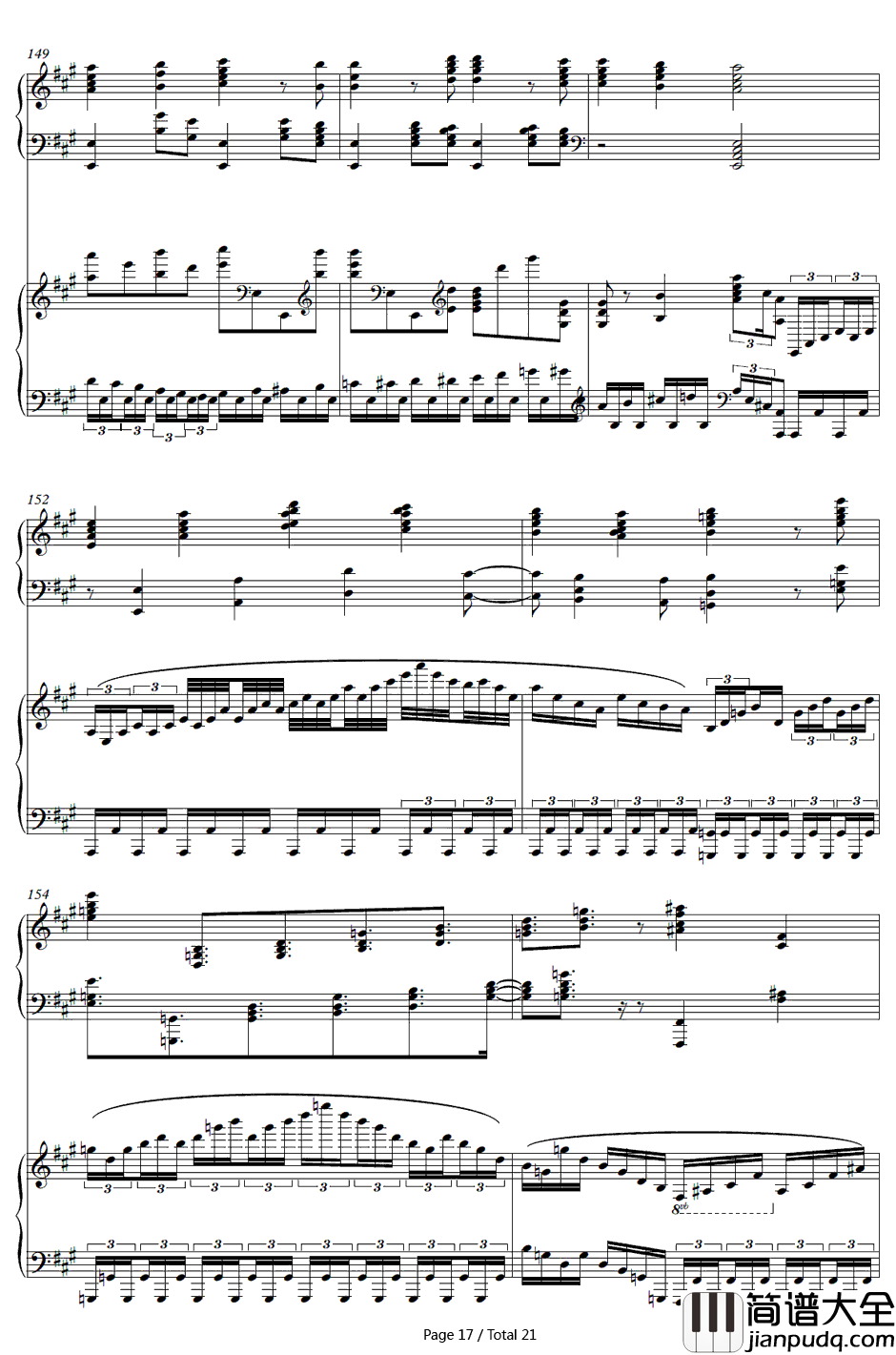 Lightning钢琴谱_TERRASPEX_火星异种ED