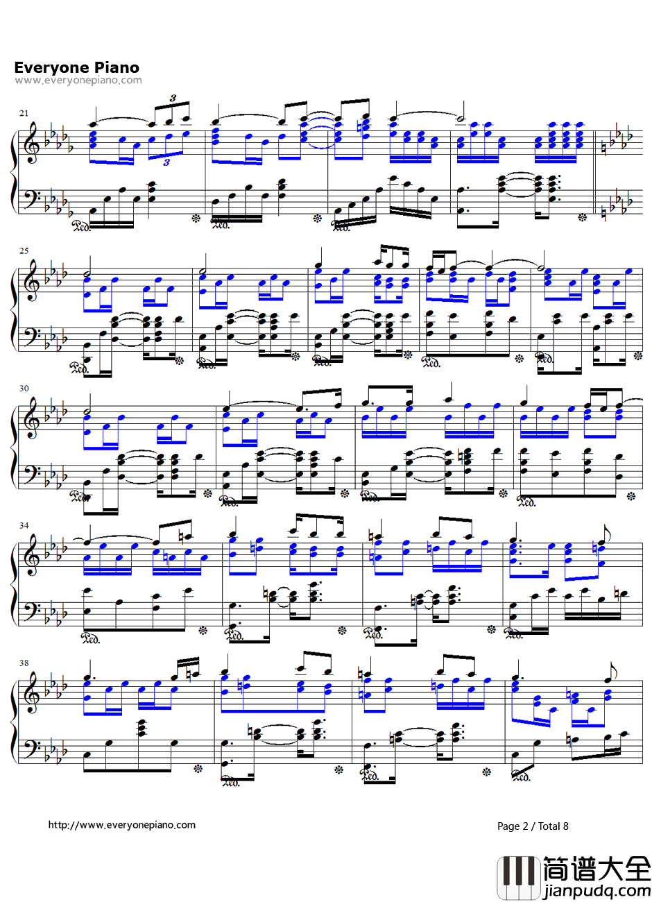 I_See_You钢琴谱_Leona_Lewis_阿凡达主题曲