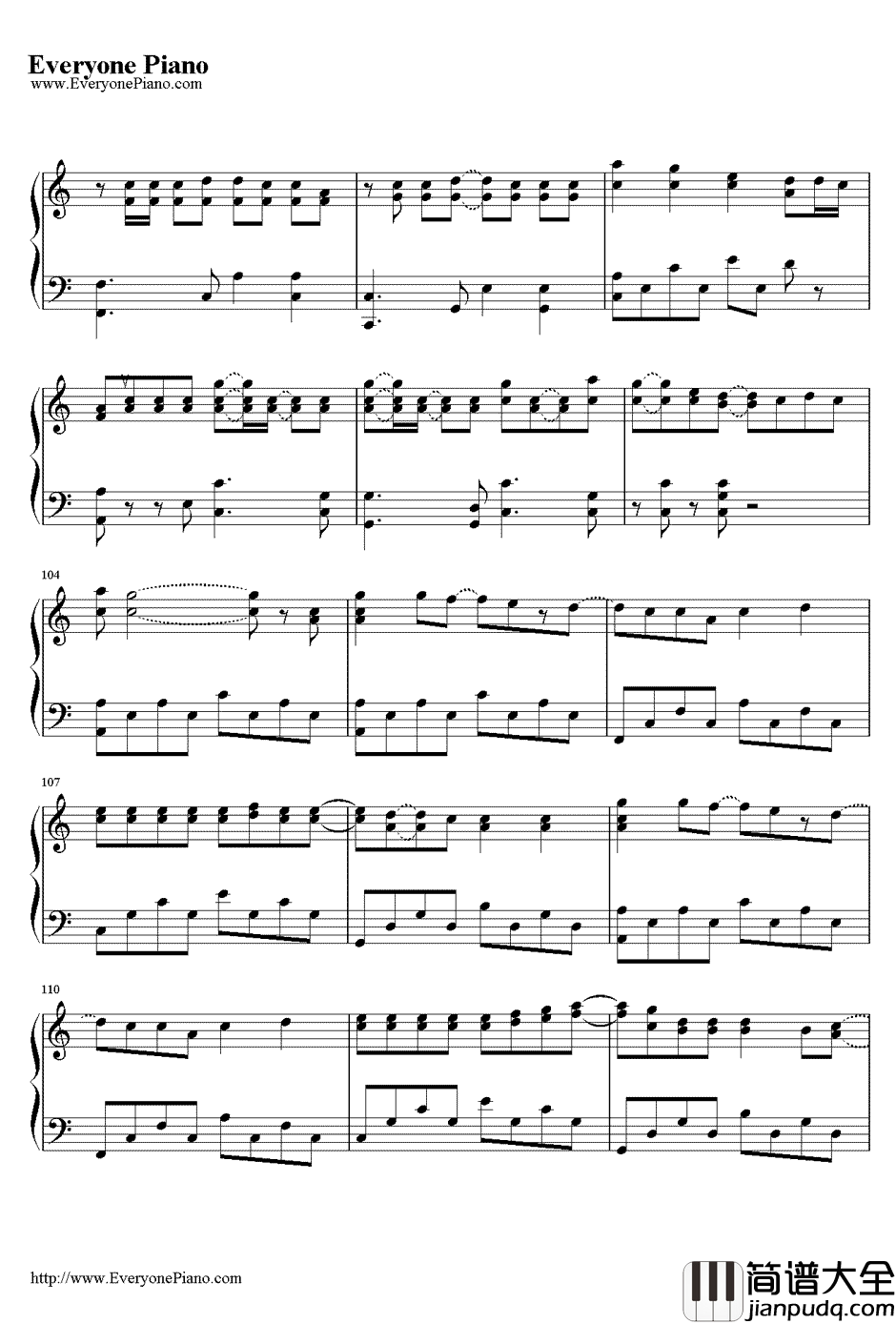 Wedding_Dress钢琴谱_Taeyang