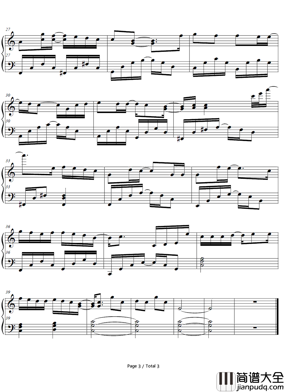 エデン钢琴谱_Aqua_Timez_Eden