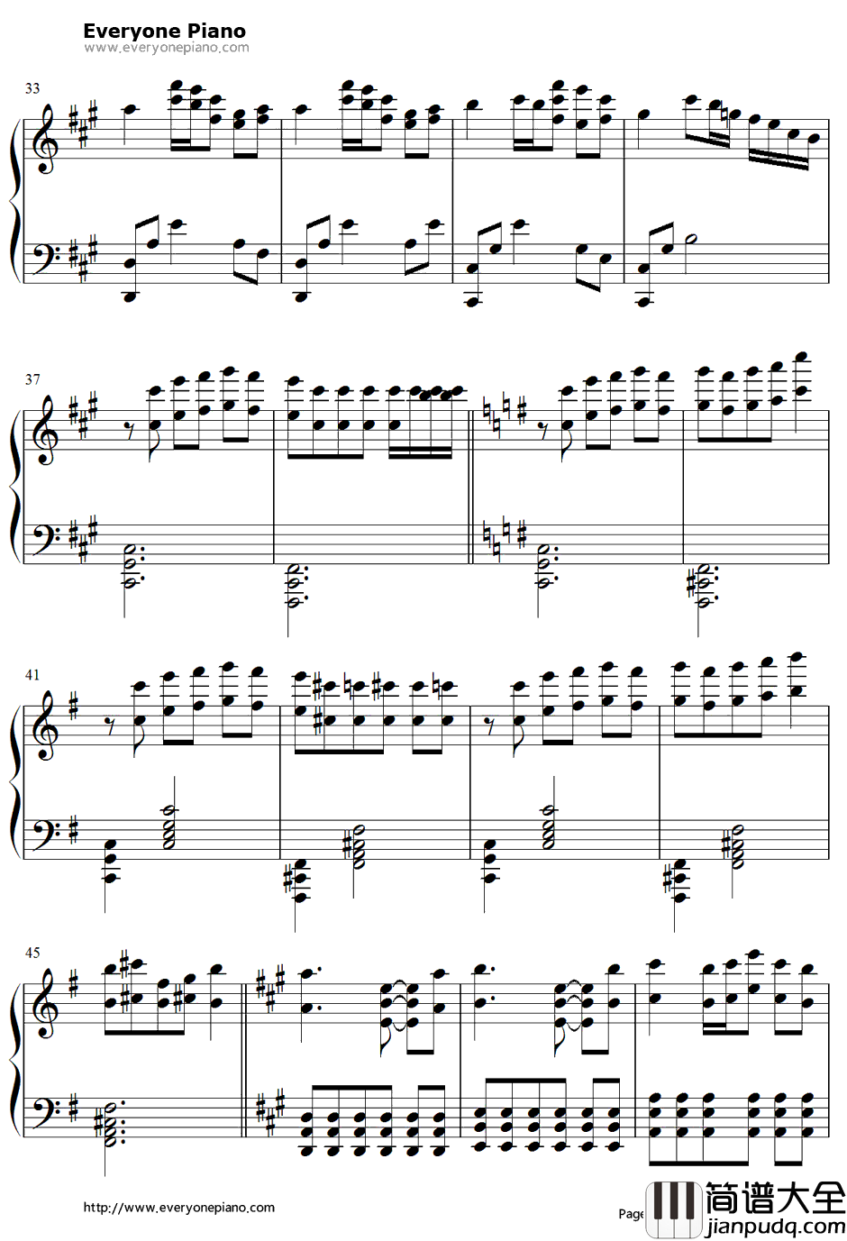 Sairai钢琴谱_小林信一_Deemo插曲