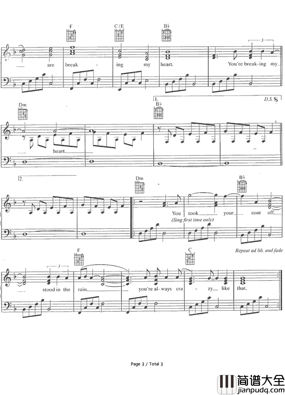 Foolish_Games钢琴谱_Jewel