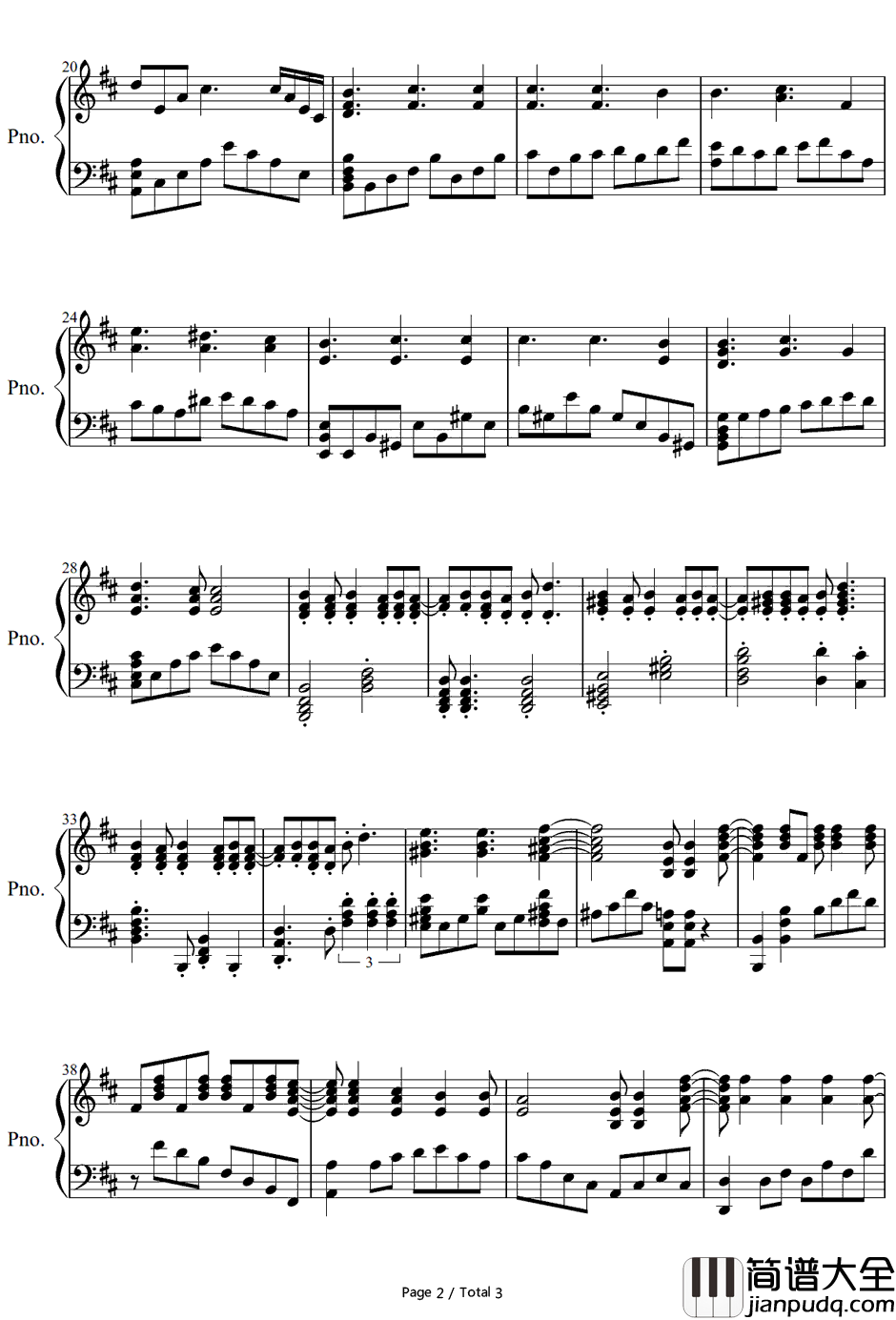 HEADHUNT钢琴谱_OKAMOTO'S_无头骑士异闻录×2承OP