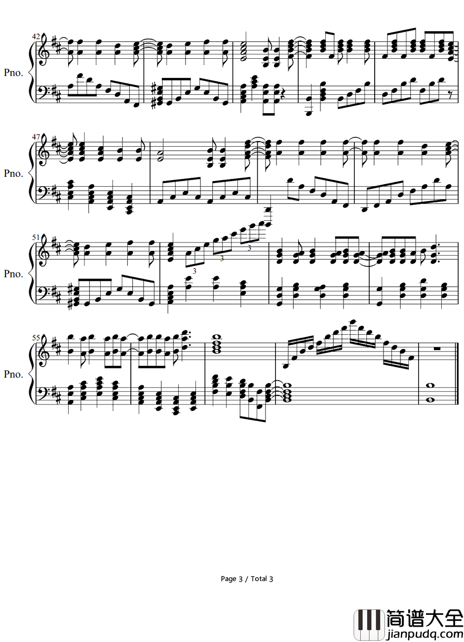 HEADHUNT钢琴谱_OKAMOTO'S_无头骑士异闻录×2承OP