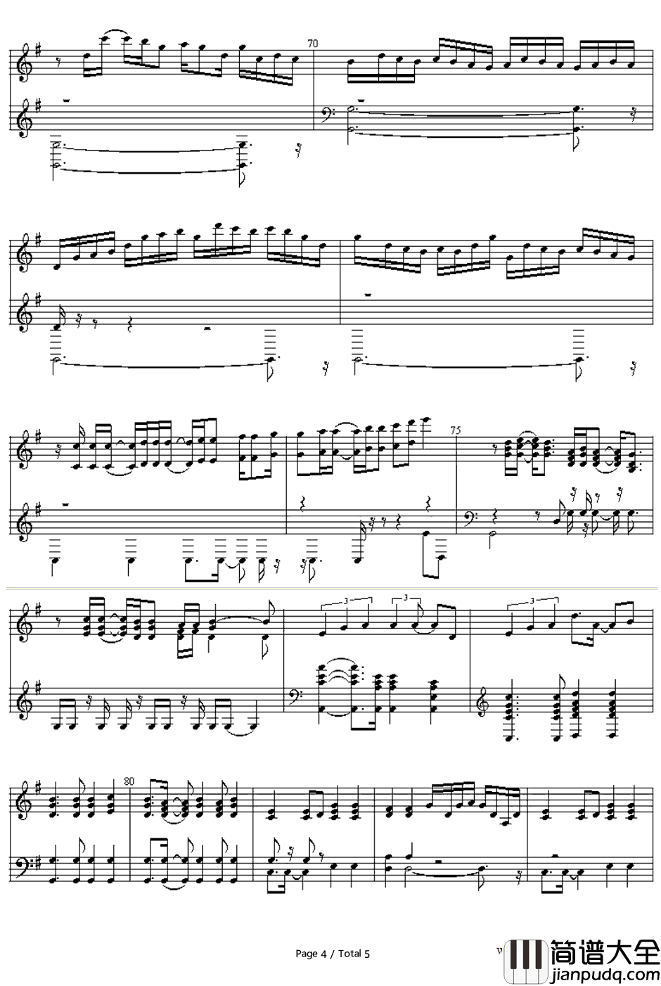 Baywatch_Theme钢琴谱_Baywatch_护滩使者主题曲