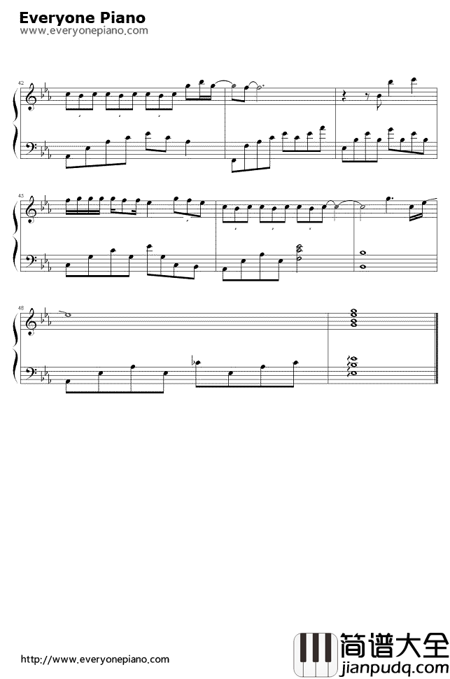 夜夜夜夜钢琴谱_齐秦