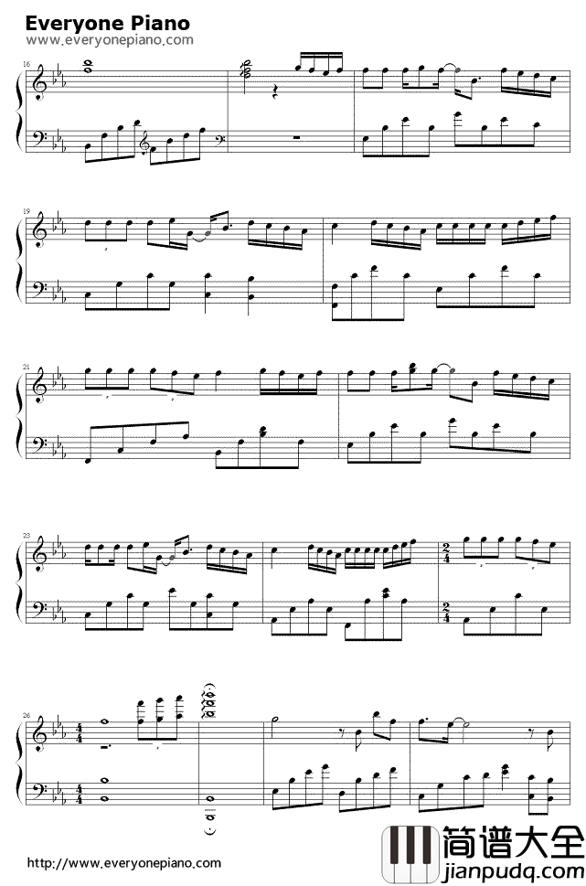 夜夜夜夜钢琴谱_齐秦