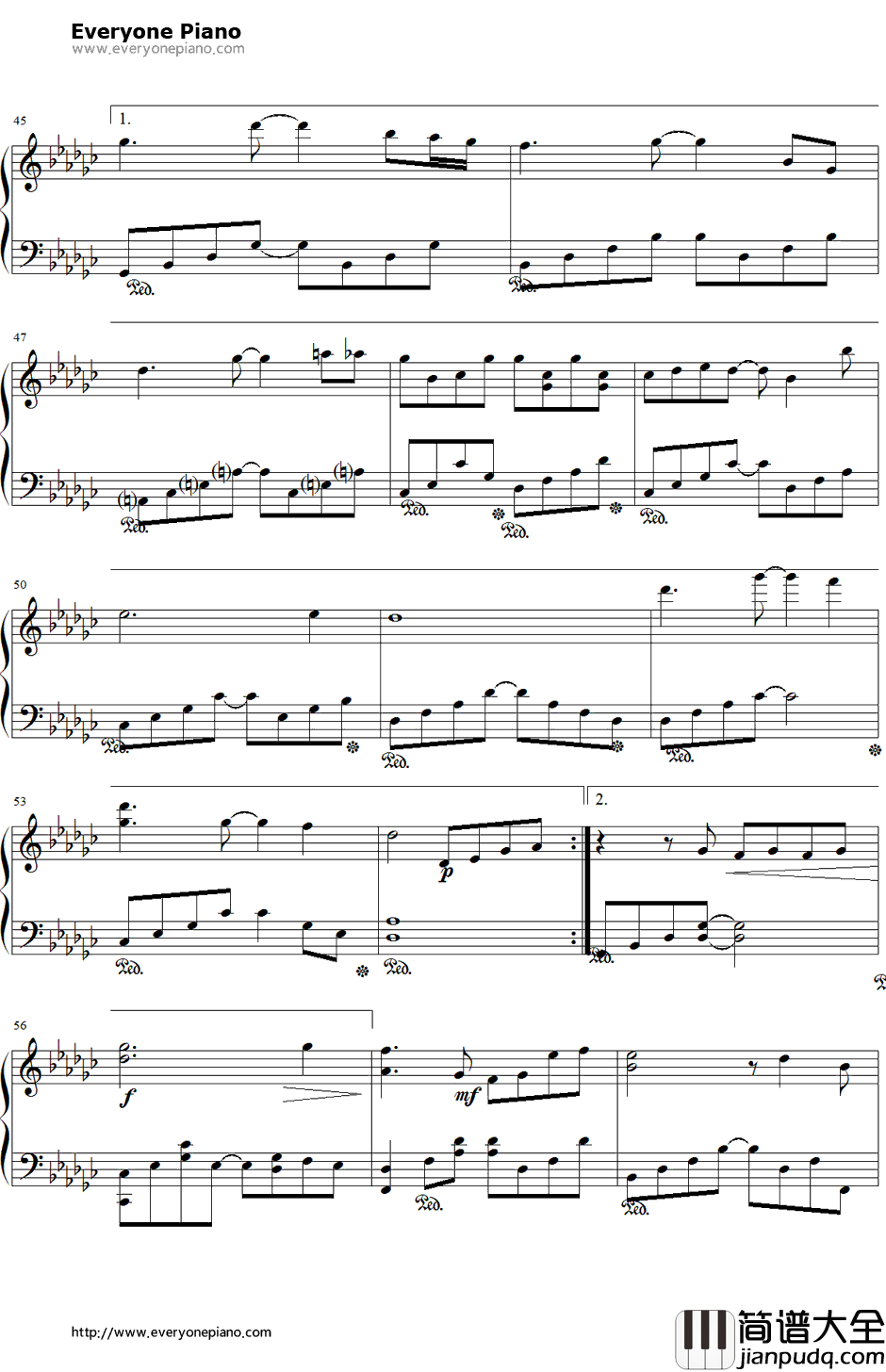 离人钢琴谱_林志炫