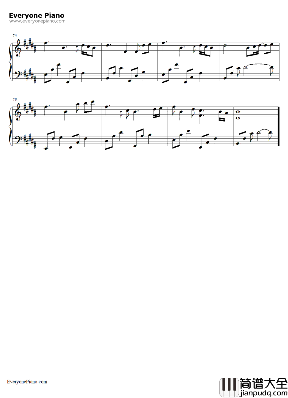 Autumn钢琴谱_July