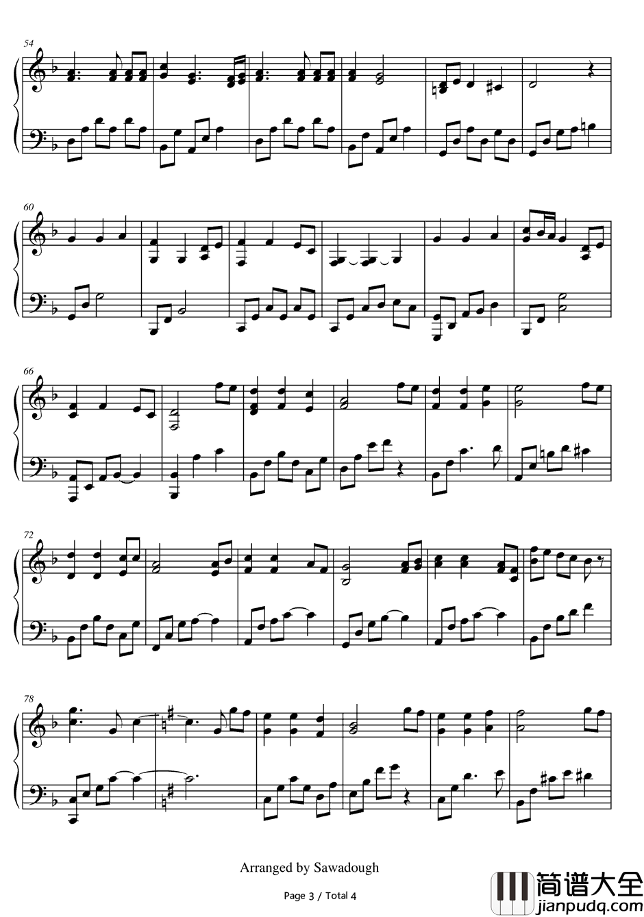 My_Eden钢琴谱_Yisabel_九家之书OST