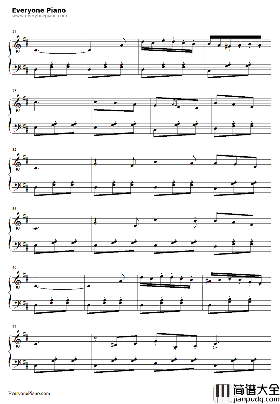 意大利歌曲钢琴谱_柴可夫斯基_意大利随想曲