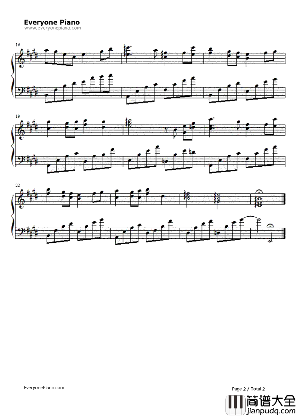 枫茜相随钢琴谱_SP_time_真恋～寄语枫秋