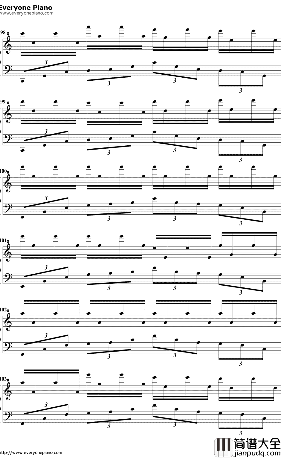 新年快乐钢琴谱_庚寅