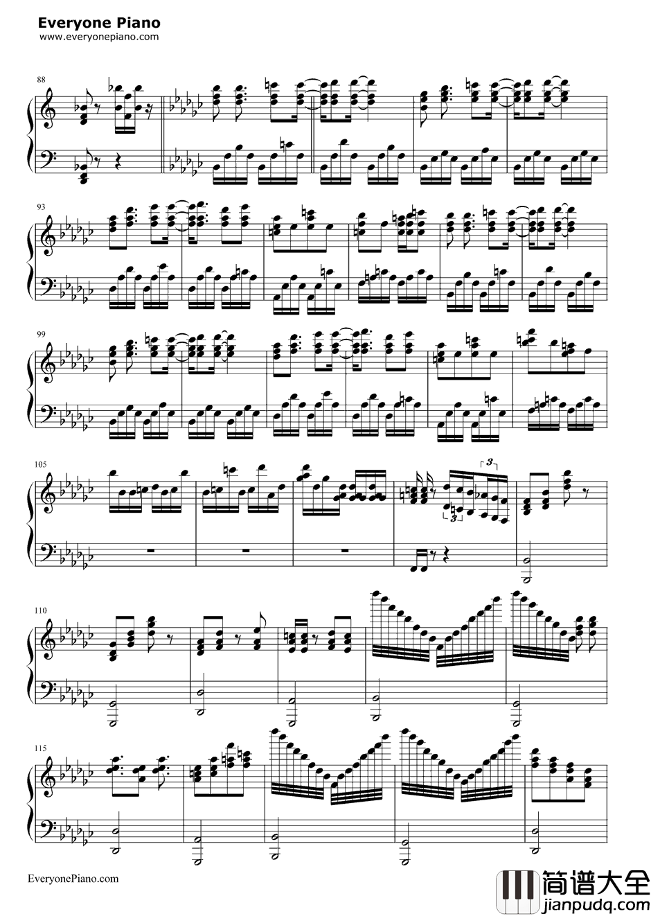 没离开过钢琴谱_林志炫