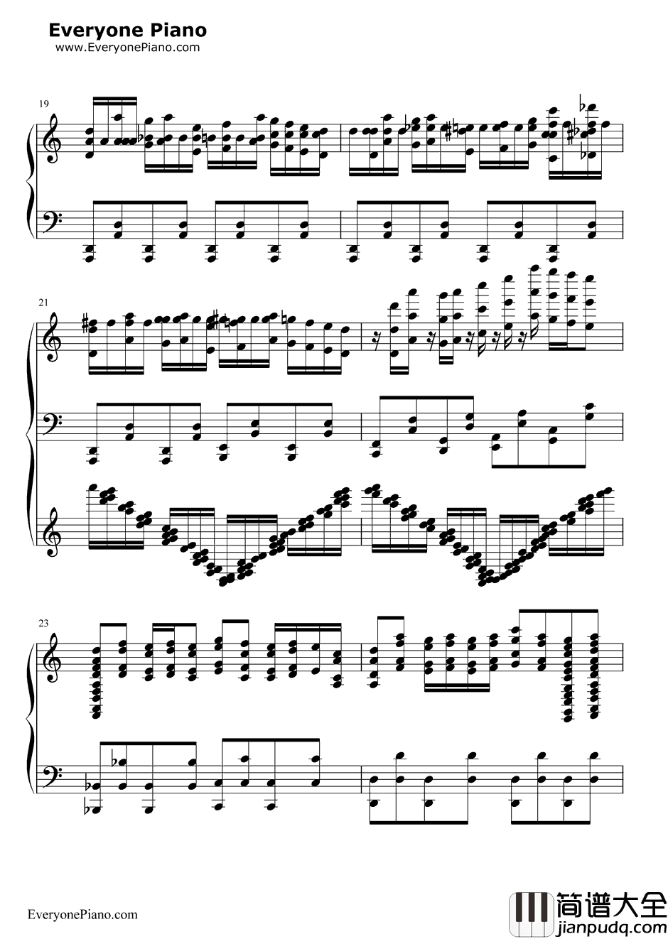 Night_of_Nights钢琴谱_东方Project_十六夜咲夜主题曲改编曲_黑乐谱