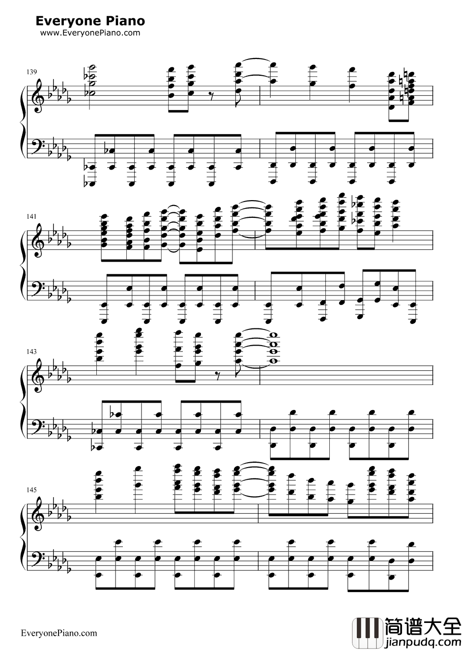 Night_of_Nights钢琴谱_东方Project_十六夜咲夜主题曲改编曲_黑乐谱