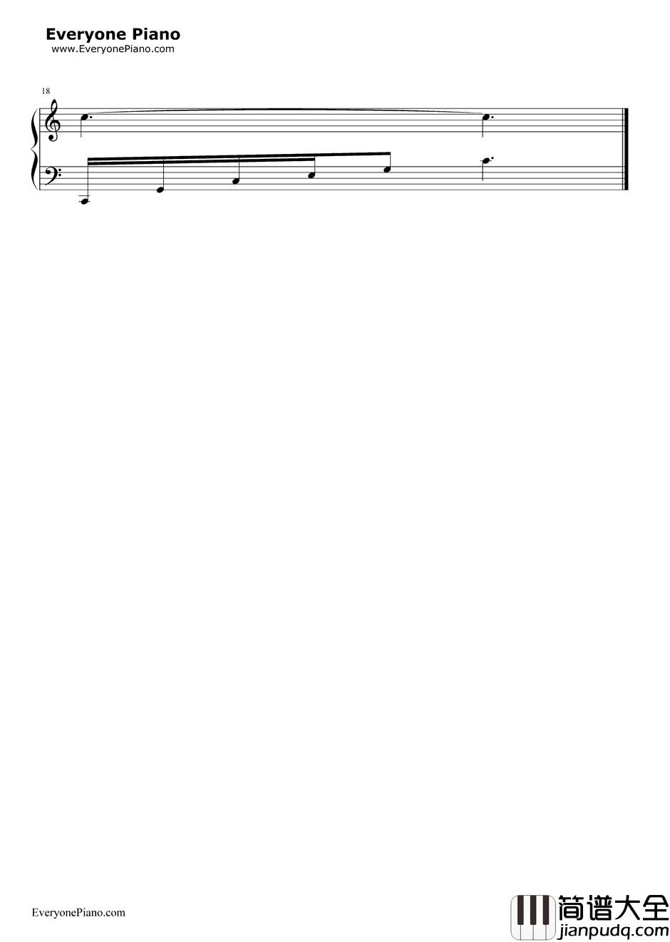 海滨之歌钢琴谱_成田为三_浜辺の歌