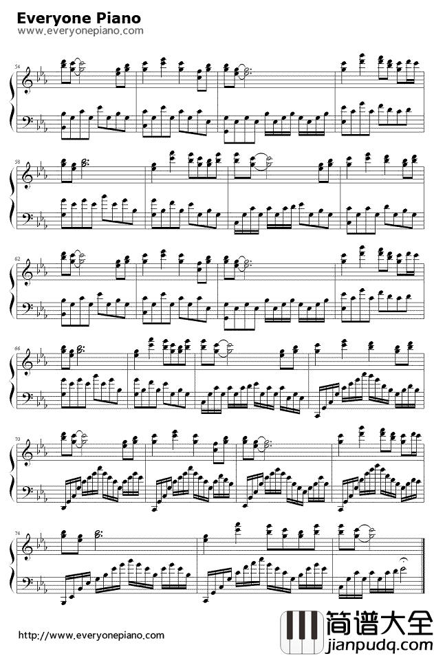 新贵妃醉酒钢琴谱_李玉刚